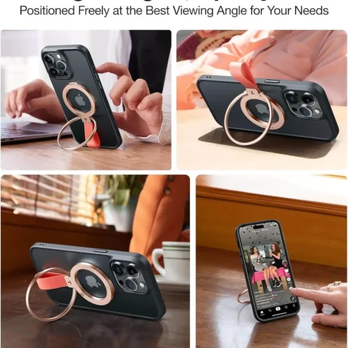 Alternative view of Torras MagSafe Holder Ring Stand Pink
