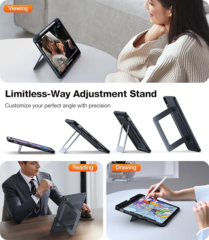 Θήκη Torras Ostand Duo Black iPad Pro 11 2021/2022 & iPad Air 4/5/Air 11 ΘΗΚΕΣ TORRAS Θήκη Torras Ostand Duo Black iPad Pro 11 2021/2022 & iPad Air 4/5/Air 11 - Image 3