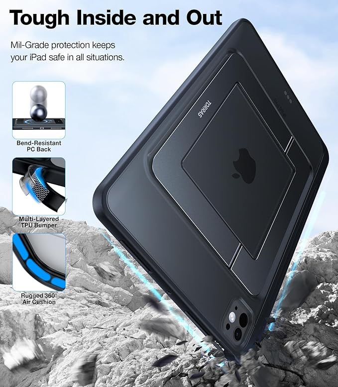 Θήκη Torras Ostand Duo Black iPad Pro 11 2021/2022 & iPad Air 4/5/Air 11 ΘΗΚΕΣ TORRAS Θήκη Torras Ostand Duo Black iPad Pro 11 2021/2022 & iPad Air 4/5/Air 11 - Image 2