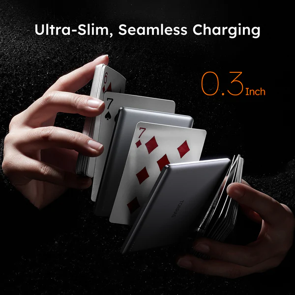 Torras Ultra Thin MiniMag MagSafe PowerBank 5000mAh Grey POWERBANK MAGSAFE TORRAS Torras Ultra Thin MiniMag MagSafe PowerBank 5000mAh Grey - Image 5