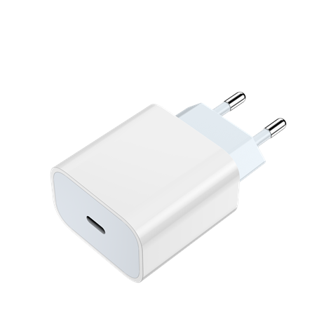 Alternative view of Jellico 20W USB-C Charger with Lightning Cable White (AK-180L)
