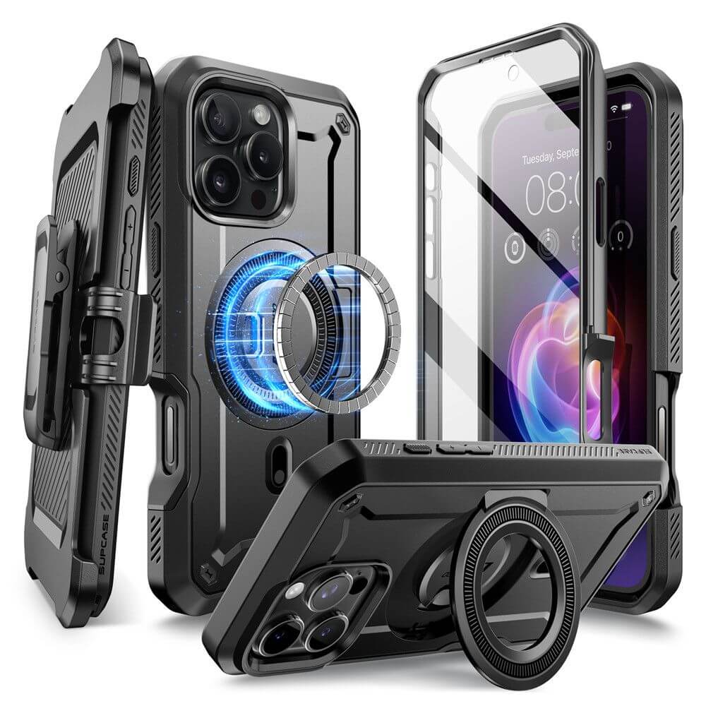 Θήκη Supcase Unicorn Beetle Pro Magsafe 360 Black iPhone 16 Pro Max ΘΗΚΕΣ SUPCASE Θήκη Supcase Unicorn Beetle Pro Magsafe 360 Black iPhone 16 Pro Max