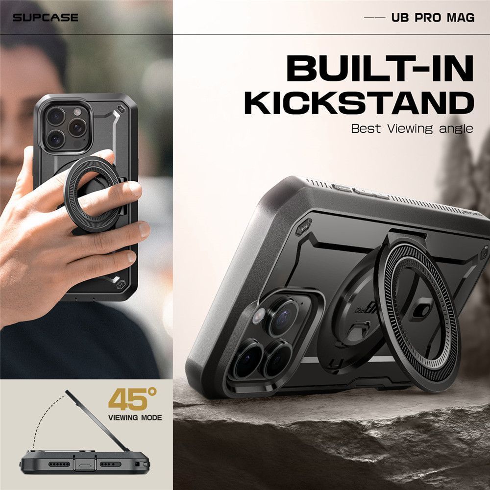 Θήκη Supcase Unicorn Beetle Pro Magsafe 360 Black iPhone 16 Pro Max ΘΗΚΕΣ SUPCASE Θήκη Supcase Unicorn Beetle Pro Magsafe 360 Black iPhone 16 Pro Max - Image 7