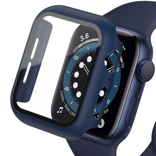 Θήκη 2-in-1 Hard Frame Dark Blue+ Tempered Glass Apple Watch 46mm APPLE WATCH Orso Θήκη 2-in-1 Hard Frame Dark Blue+ Tempered Glass Apple Watch 46mm