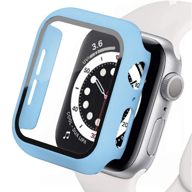 Θήκη 2-in-1 Hard Frame Cyan + Tempered Glass Apple Watch 46mm APPLE WATCH Orso Θήκη 2-in-1 Hard Frame Cyan + Tempered Glass Apple Watch 46mm