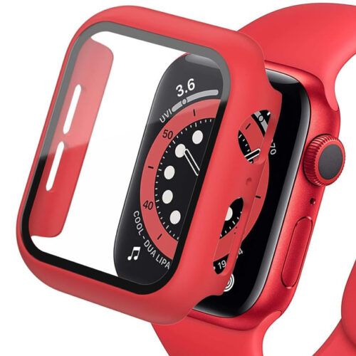 Θήκη 2-in-1 Hard Frame Red + Tempered Glass Apple Watch 46mm APPLE WATCH Orso Θήκη 2-in-1 Hard Frame Red + Tempered Glass Apple Watch 46mm