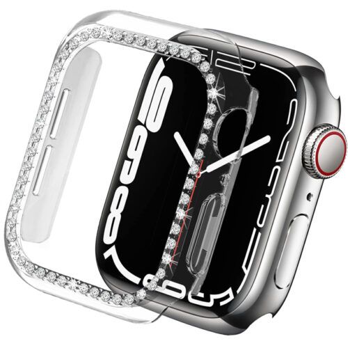 Θήκη Hard Diamonds Clear Apple Watch 45mm APPLE WATCH Orso Θήκη Hard Diamonds Clear Apple Watch 45mm