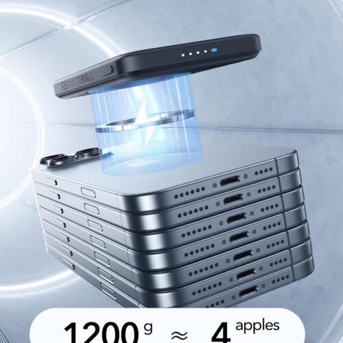 Alternative view of ESR Qi2 MagSlim MagSafe PowerBank 5000mAh Black