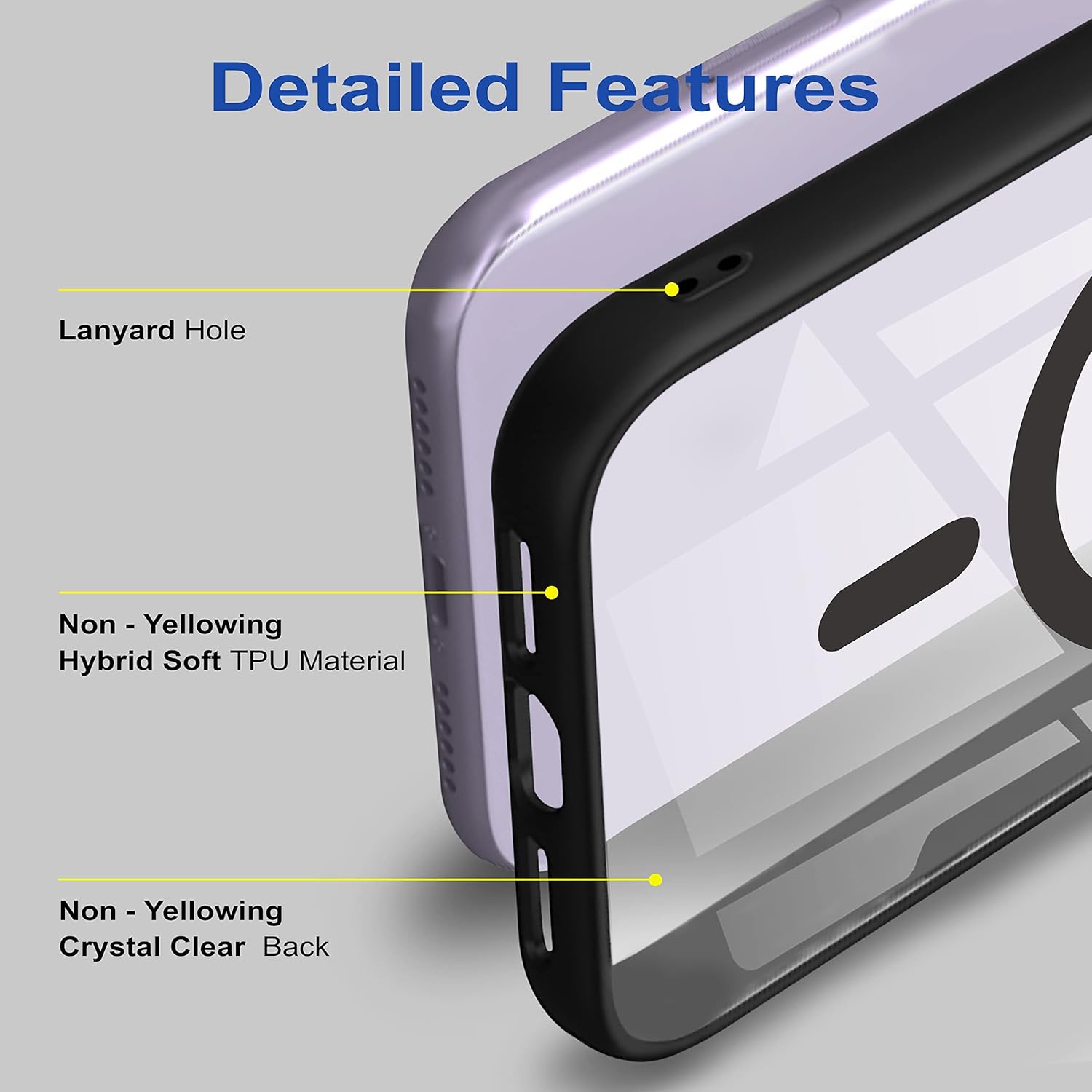 Θήκη Orso Classic MagSafe Clear Black Samsung Galaxy S24 FE ΘΗΚΕΣ Orso Θήκη Orso Classic MagSafe Clear Black Samsung Galaxy S24 FE - Image 3