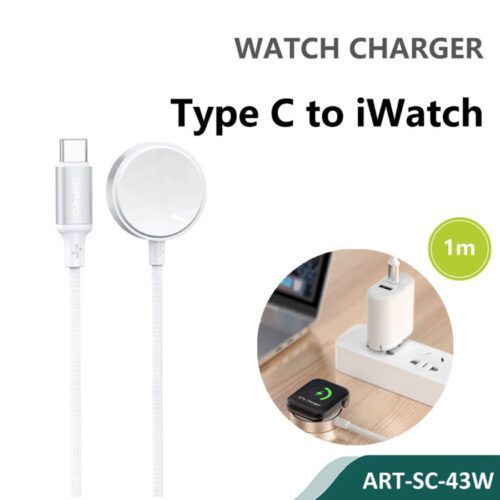 Siipro Apple Watch Magnetic USB-C Charger White (SC-43W)
