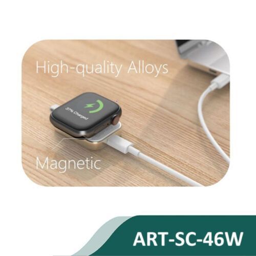 Alternative view of Siipro Portable Wireless Charger for Apple Watch White (SC-46W)