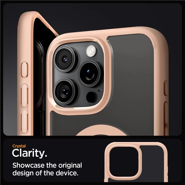 Θήκη Spigen Ultra Hybrid MagSafe Rose Titanium iPhone 16 Pro Max ΘΗΚΕΣ Spigen Θήκη Spigen Ultra Hybrid MagSafe Rose Titanium iPhone 16 Pro Max - Image 3