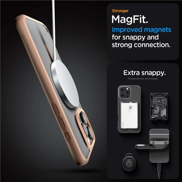 Θήκη Spigen Ultra Hybrid MagSafe Rose Titanium iPhone 16 Pro Max ΘΗΚΕΣ Spigen Θήκη Spigen Ultra Hybrid MagSafe Rose Titanium iPhone 16 Pro Max - Image 4