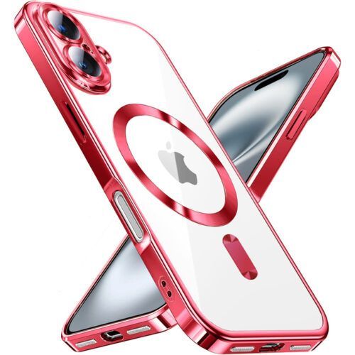 Θήκη Orso Magsafe Camera Protection Bare Look Red iPhone 16 ΘΗΚΕΣ Orso Θήκη Orso Magsafe Camera Protection Bare Look Red iPhone 16
