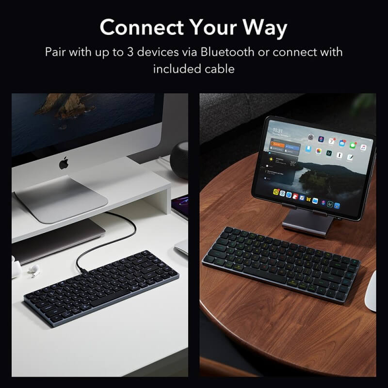 ESR Velocity85 Wireless Mechanical Keyboard Black GADGETS ESR ESR Velocity85 Wireless Mechanical Keyboard Black - Image 4