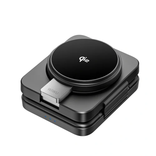 Alternative view of WiWU 3in1 Qi2 Foldable MagSafe Charger Black (W028)