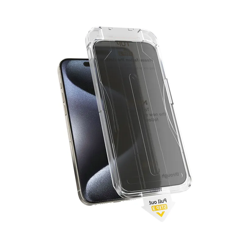 WiWU iPrivacy Easy Install Tray Tempered Glass iPhone 16 Pro Max ΠΡΟΣΤΑΣΙΑ ΟΘΟΝΗΣ WIWU WiWU iPrivacy Easy Install Tray Tempered Glass iPhone 16 Pro Max - Image 2