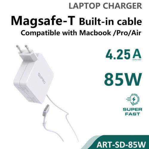 Siipro Φορτιστής MacBook Magsafe 2 T-Tip 85W White