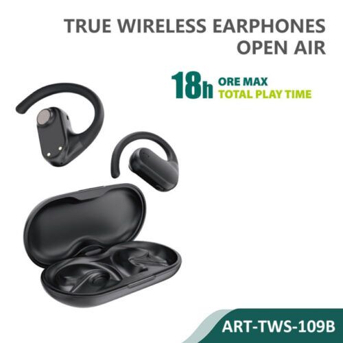 Siipro Open Air Sport Earphones Bluetooth Black (TWS-109B) ΑΚΟΥΣΤΙΚΑ-BLUETOOTH SIIPRO Siipro Open Air Sport Earphones Bluetooth Black (TWS-109B)