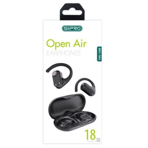 Alternative view of Siipro Open Air Sport Earphones Bluetooth Black (TWS-109B)