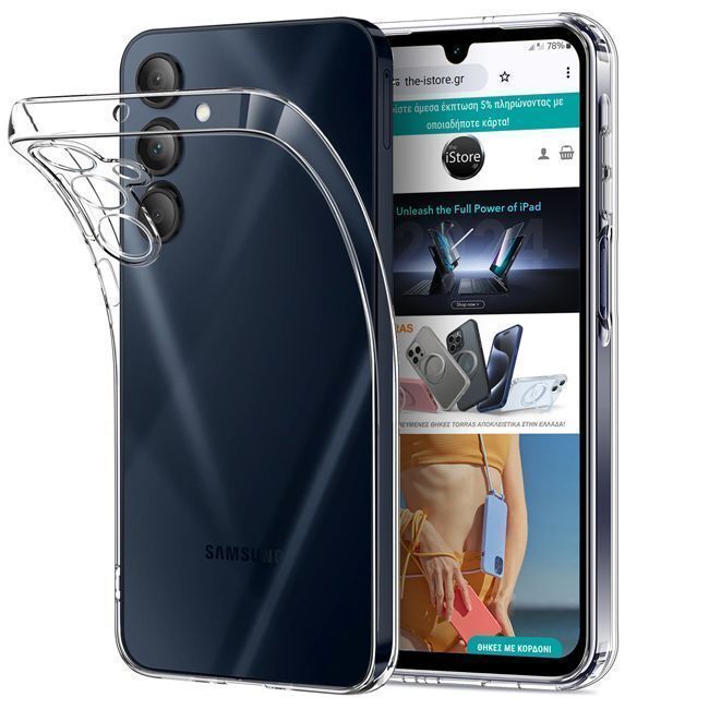 Θήκη Orso Crystal Gel Samsung Galaxy A16 5G ΘΗΚΕΣ Orso Θήκη Orso Crystal Gel Samsung Galaxy A16 5G