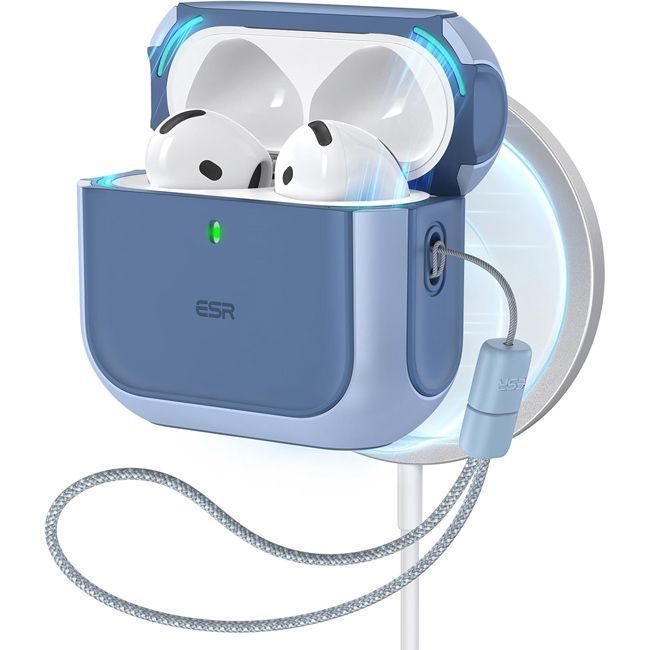 Θήκη ESR AirPods 4 Orbit Hybrid Case Blue (MagSafe Compatible) APPLE AIRPODS ESR Θήκη ESR AirPods 4 Orbit Hybrid Case Blue (MagSafe Compatible)
