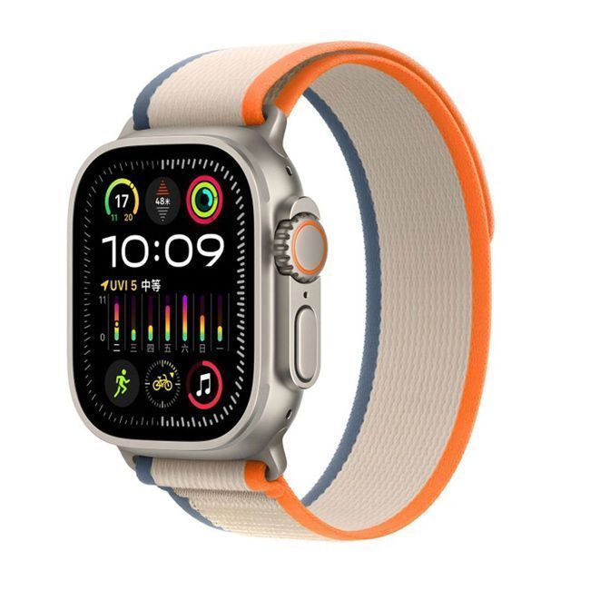 WiWU Trail Loop Band Beige/Orange Apple Watch 44/45/46/49mm APPLE WATCH WIWU WiWU Trail Loop Band Beige/Orange Apple Watch 44/45/46/49mm