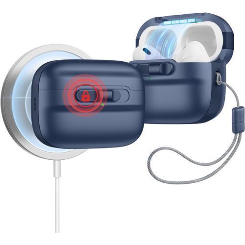 Θήκη ESR AirPods 4 Pulse Magnetic Lock Blue (MagSafe Compatible) APPLE AIRPODS ESR Θήκη ESR AirPods 4 Pulse Magnetic Lock Blue (MagSafe Compatible)