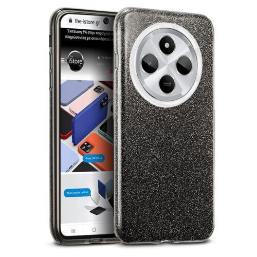 Θήκη Hybrid Strass Black Xiaomi Redmi 14C