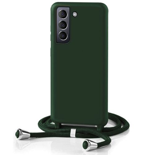 Θήκη Orso Soft TPU Κορδόνι Pine Green Samsung Galaxy S24 FE 5G