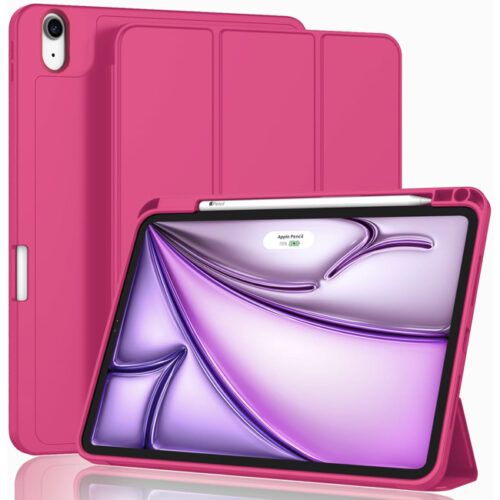 Θήκη Soft TPU Flexible Pencil Holder Hot Pink iPad Air 13 ΘΗΚΕΣ Orso Θήκη Soft TPU Flexible Pencil Holder Hot Pink iPad Air 13