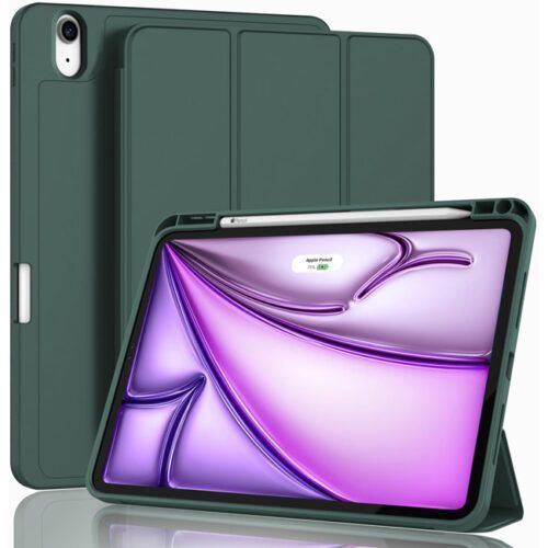 Θήκη Soft TPU Flexible Pencil Holder Green iPad Air 13 2024 ΘΗΚΕΣ Orso Θήκη Soft TPU Flexible Pencil Holder Green iPad Air 13 2024