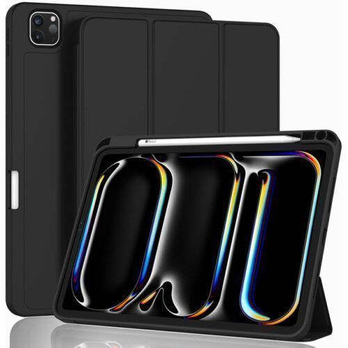 Θήκη Soft TPU Flexible Pencil Holder Black iPad Pro 11 2024