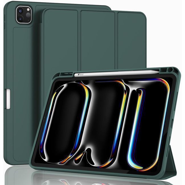 Θήκη Soft TPU Flexible Pencil Holder Green iPad Pro 11 2024 ΘΗΚΕΣ Orso Θήκη Soft TPU Flexible Pencil Holder Green iPad Pro 11 2024