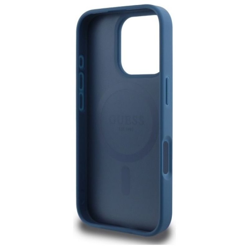 Θήκη Guess 4G Stripes Logo Magsafe Blue iPhone 16 Pro Max ΘΗΚΕΣ Guess Θήκη Guess 4G Stripes Logo Magsafe Blue iPhone 16 Pro Max - Image 2