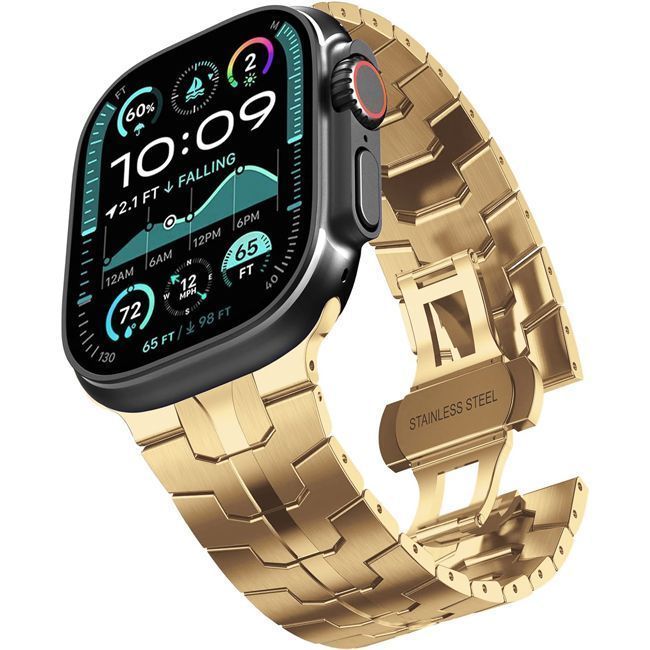 OrsoBand Metal TitanForce Bracelet Gold Apple Watch 44/45/46/49mm APPLE WATCH Orso OrsoBand Metal TitanForce Bracelet Gold Apple Watch 44/45/46/49mm