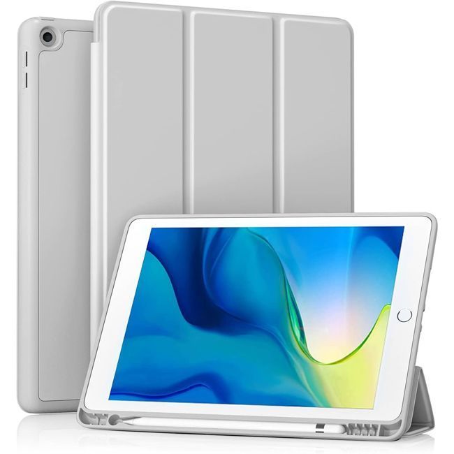 Θήκη Soft TPU Flexible Pencil Holder Grey iPad 10,2 2019/2020/2021 ΘΗΚΕΣ Orso Θήκη Soft TPU Flexible Pencil Holder Grey iPad 10,2 2019/2020/2021