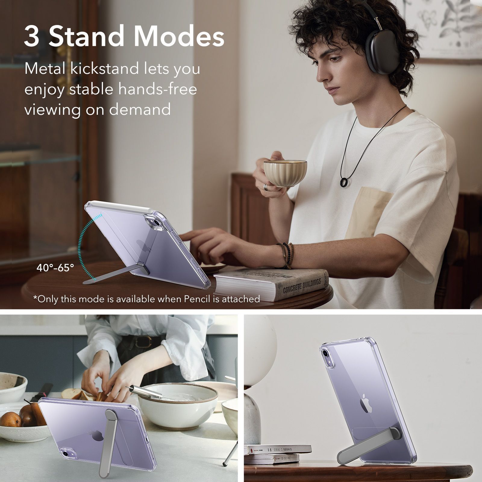 Θήκη ESR Boost Kickstand Clear Case iPad mini 6/7 ΘΗΚΕΣ ESR Θήκη ESR Boost Kickstand Clear Case iPad mini 6/7 - Image 8