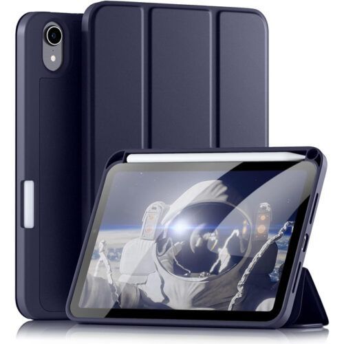 Θήκη Soft TPU Flexible Pencil Holder Dark Blue iPad Mini 6/7
