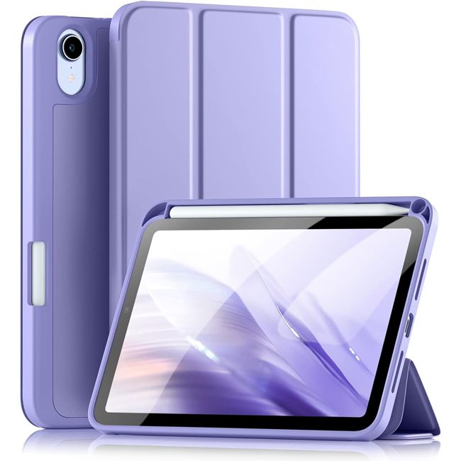 Θήκη Soft TPU Flexible Pencil Holder Violet iPad Mini 6/7 ΘΗΚΕΣ Orso Θήκη Soft TPU Flexible Pencil Holder Violet iPad Mini 6/7