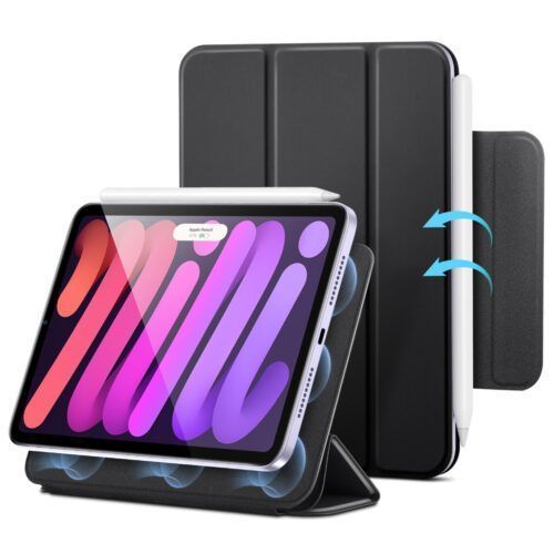 Θήκη ESR Rebound Magnetic with Clasp Black iPad mini 6/7 ΘΗΚΕΣ ESR Θήκη ESR Rebound Magnetic with Clasp Black iPad mini 6/7