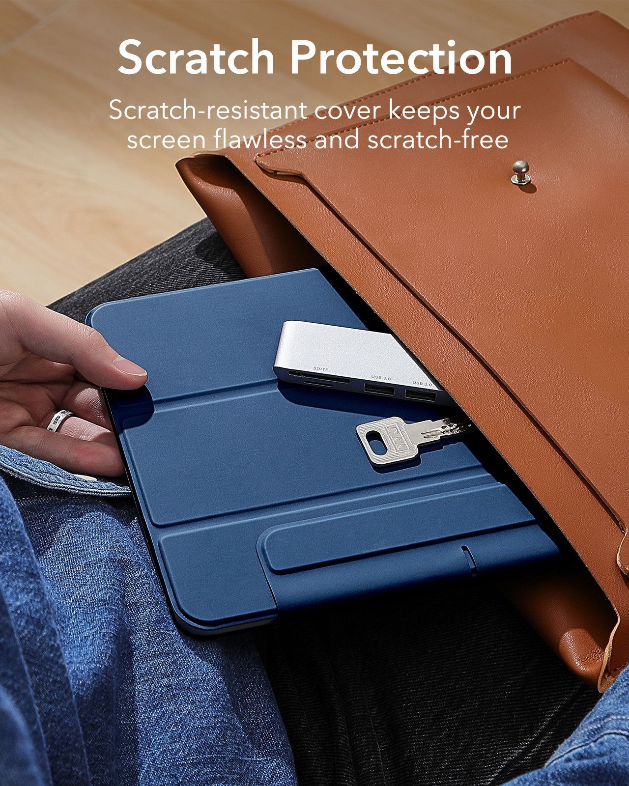 Θήκη ESR Rebound Magnetic with Clasp Navy Blue iPad mini 6/7 ΘΗΚΕΣ ESR Θήκη ESR Rebound Magnetic with Clasp Navy Blue iPad mini 6/7 - Image 8