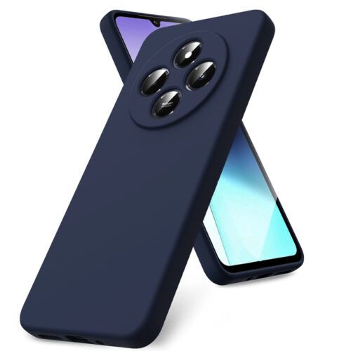 Θήκη Rubber Silk Dark Blue Xiaomi Redmi 14C