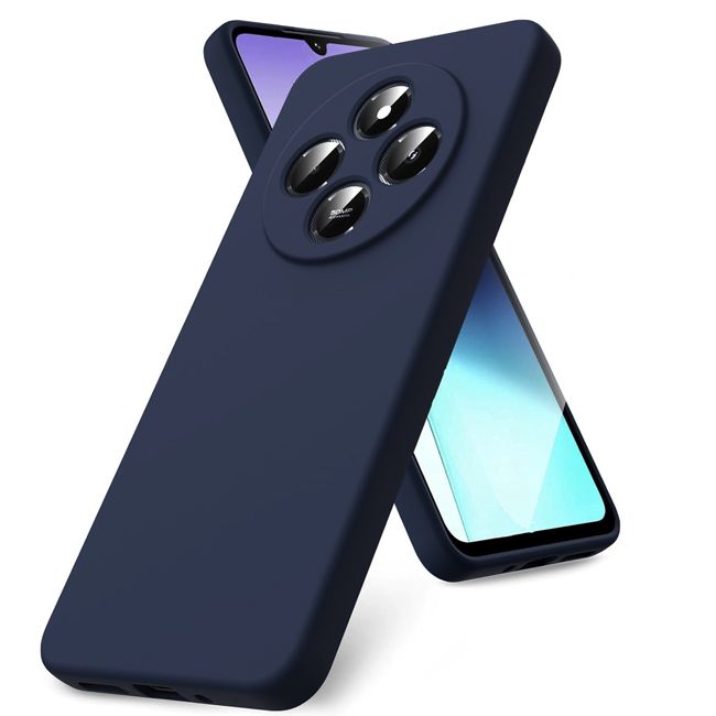 Θήκη Rubber Silk Dark Blue Xiaomi Redmi 14C ΘΗΚΕΣ Orso Θήκη Rubber Silk Dark Blue Xiaomi Redmi 14C