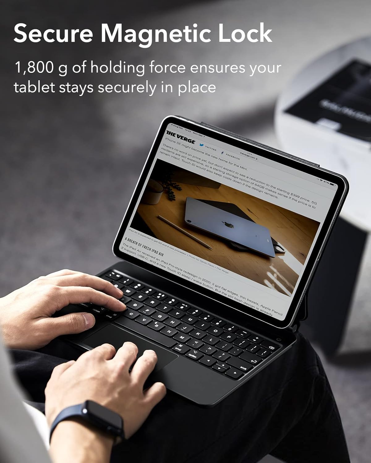 Θήκη ESR Rebound Magnetic Keyboard Black iPad 10th/11th ΘΗΚΕΣ ESR Θήκη ESR Rebound Magnetic Keyboard Black iPad 10th/11th - Image 5