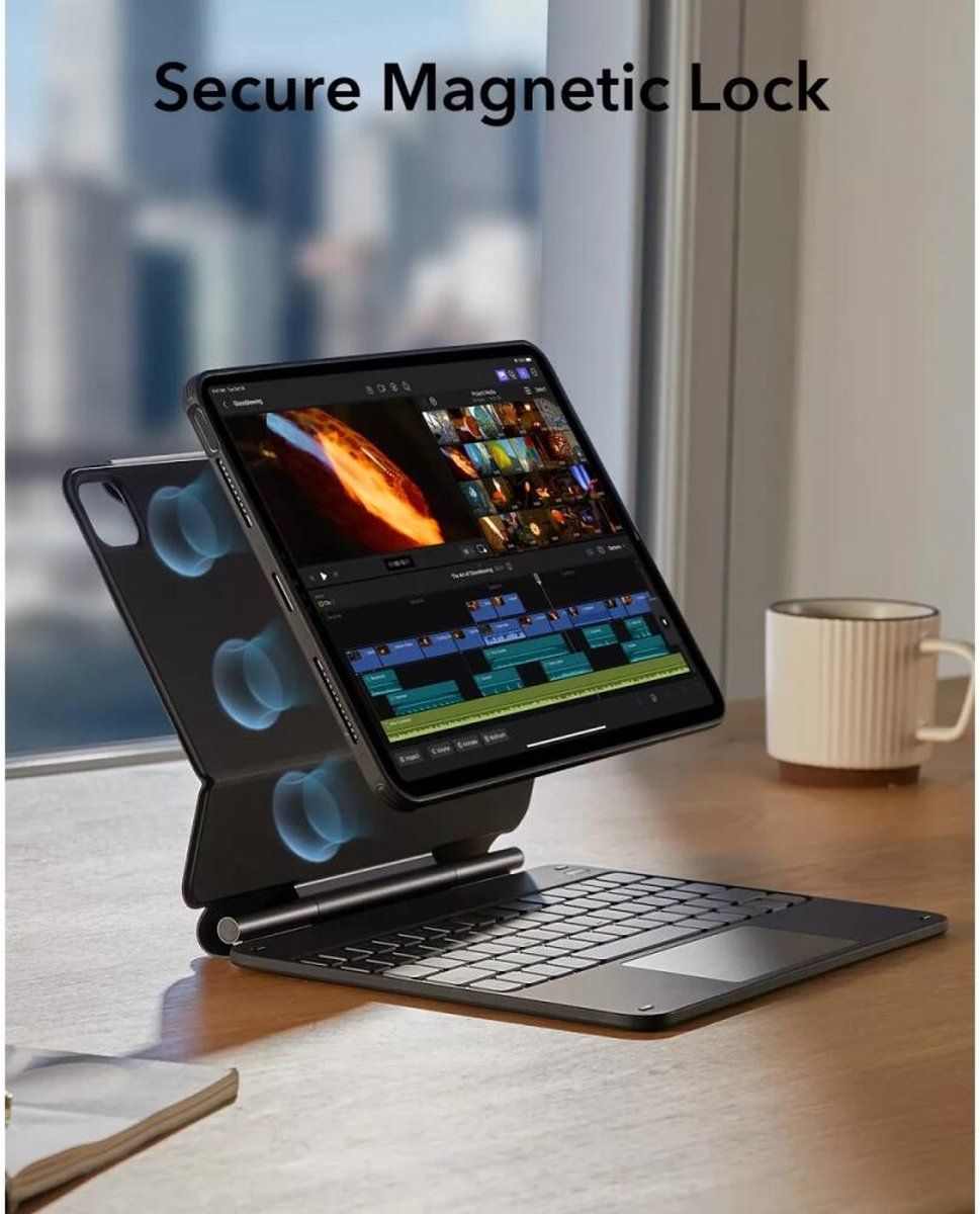 Θήκη ESR Rebound Magnetic 360 Keyboard Black iPad Air 4/5/Air 11/iPad Pro 11 ΘΗΚΕΣ ESR Θήκη ESR Rebound Magnetic 360 Keyboard Black iPad Air 4/5/Air 11/iPad Pro 11 - Image 8