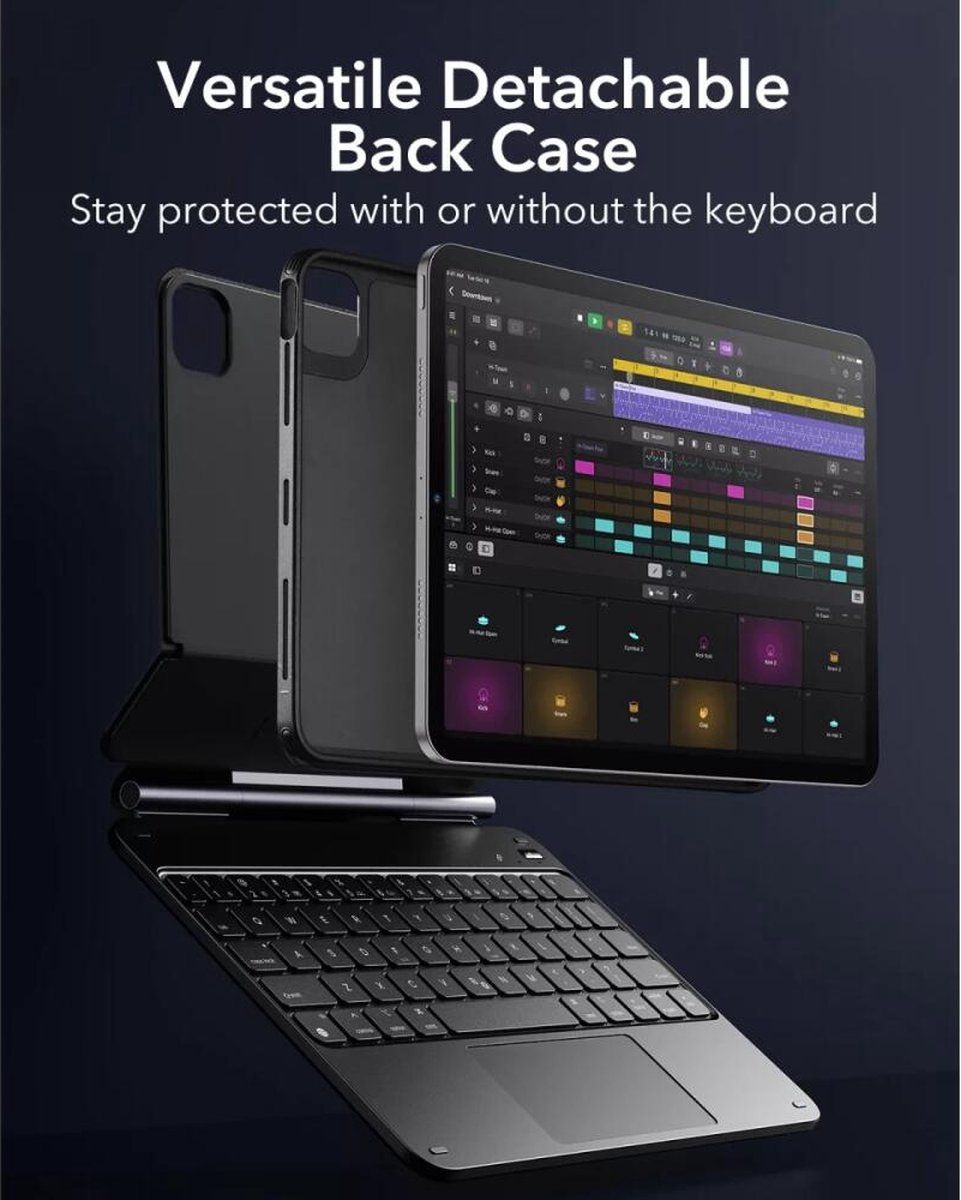 Θήκη ESR Rebound Magnetic 360 Keyboard Black iPad Air 4/5/Air 11/iPad Pro 11 ΘΗΚΕΣ ESR Θήκη ESR Rebound Magnetic 360 Keyboard Black iPad Air 4/5/Air 11/iPad Pro 11 - Image 5