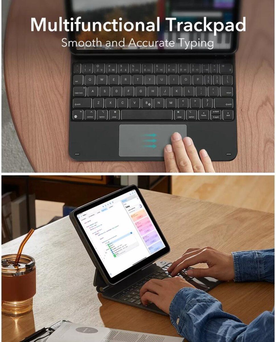 Θήκη ESR Rebound Magnetic 360 Keyboard Black iPad Air 4/5/Air 11/iPad Pro 11 ΘΗΚΕΣ ESR Θήκη ESR Rebound Magnetic 360 Keyboard Black iPad Air 4/5/Air 11/iPad Pro 11 - Image 4