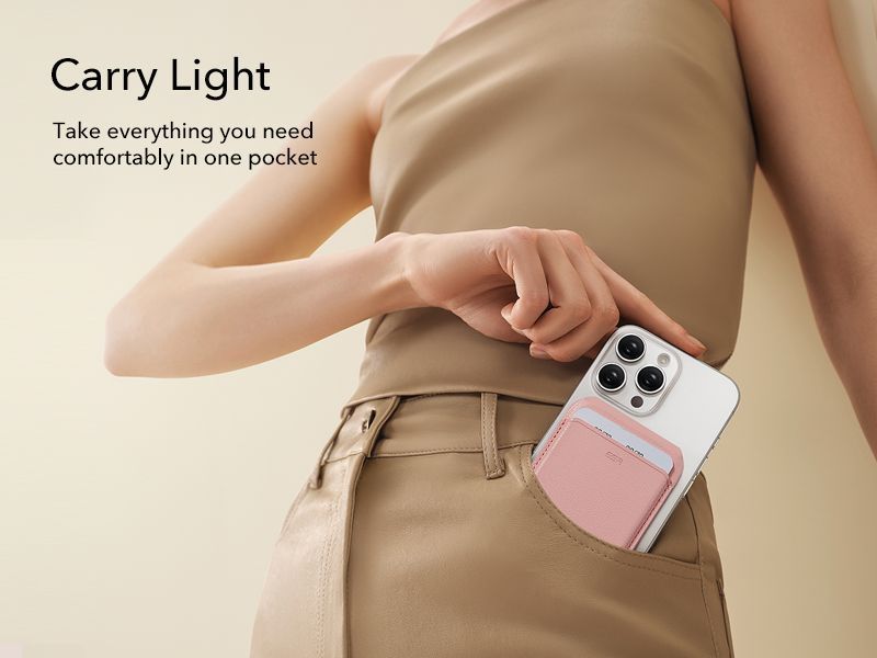 ESR MagSafe Aura Wallet Fold Stand Bublegum Pink MAGSAFE GADGETS ESR ESR MagSafe Aura Wallet Fold Stand Bublegum Pink - Image 2