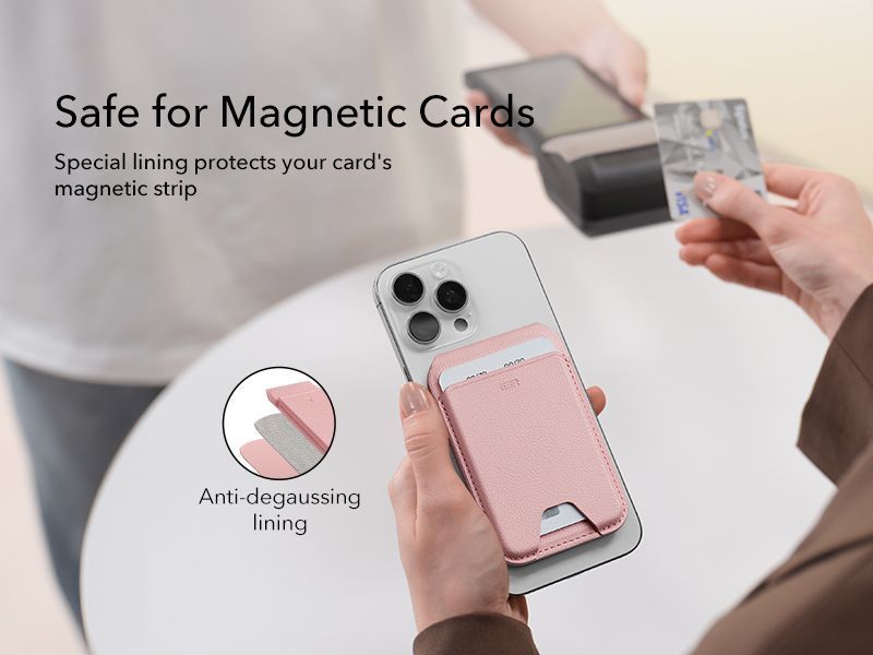 ESR MagSafe Aura Wallet Fold Stand Bublegum Pink MAGSAFE GADGETS ESR ESR MagSafe Aura Wallet Fold Stand Bublegum Pink - Image 3